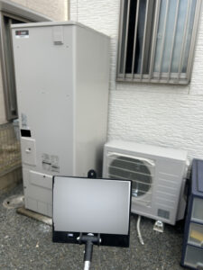 【滋賀県草津市】電気温水器からエコキュート交換|給湯省エネ補助金120,000円対象工事