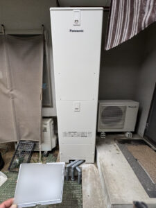 【滋賀県大津市】電気温水器18年使用からエコキュートへ｜三菱→パナソニックHE-S46LQS（補助金90,000円）