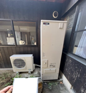 【滋賀県大津市】エコキュート交換工事|三菱370LからSRT-S377Uへ(補助金100,000円)