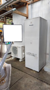 【滋賀県草津市】エコキュート交換工事|HE-K37BQからHE-S37LQSへ(補助金70,000円)