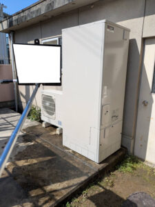 【滋賀県草津市】エコキュート交換工事｜三菱370LからSRT-S377へ（補助金100,000円）