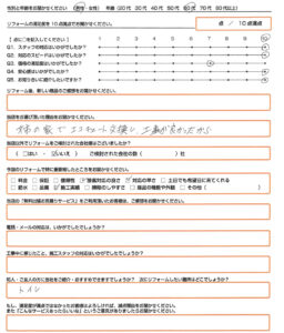 守山市　エコキュート取替のお客様のご感想
